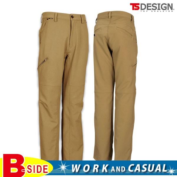 8464 藤和 TS DESIGN ★TOWA ウルトラライトストレッチメンズパンツ　右側ファスナー...