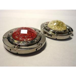 ■バッグハンガー■2個セットかすみ草☆レッド・...の詳細画像1