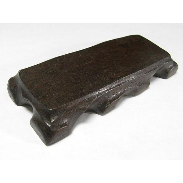 ◇インテリア・ディスプレイに◇天然木製飾り台座 板 紫檀20-172