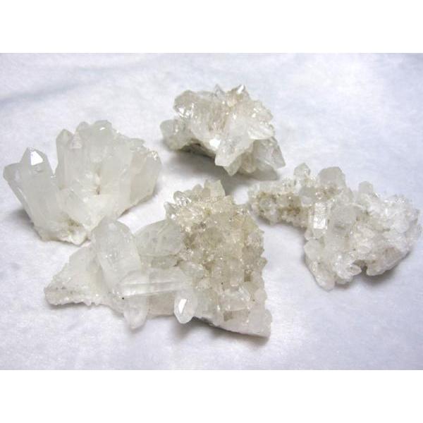◆天然石パワーストーン◆ 水晶クラスター 大 20-281