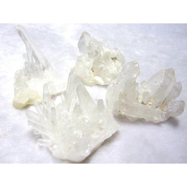◆天然石パワーストーン◆ 水晶クラスター 小 20-283