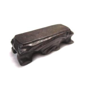 数量限定◆インテリア・ディスプレイに◆木製飾台座 細長 紫檀 20-310