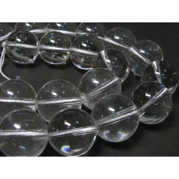 水晶(クォーツ) 連販売 ラウンド 約17ｍｍ ＡＡ 3000756