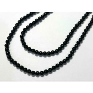 シェルパール 漆黒 ジェット ラウンド 4mm 連販売 真珠 ビーズ 天然石 貝パール 貝殻 アクセ...