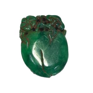 翡翠 鑑賞石 置物 4000035