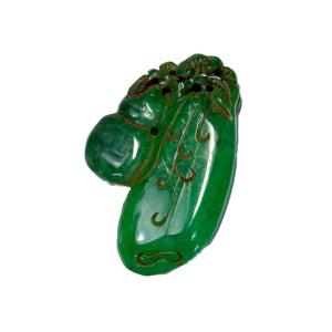 翡翠 鑑賞石 置物 4000036
