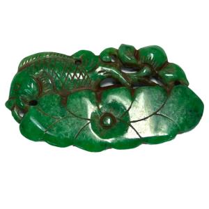 翡翠 鑑賞石 置物 4000039