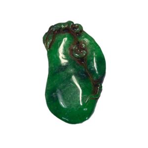 翡翠 鑑賞石 置物 4000041