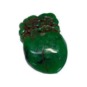 翡翠 鑑賞石 置物 4000043