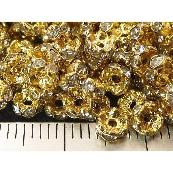 波ロンデル ゴールド 約4mm 約50個 6000053☆