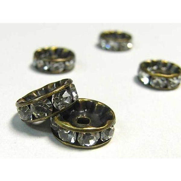 平ロンデル真鍮古美 約10mm 【50個入り】 6000208☆