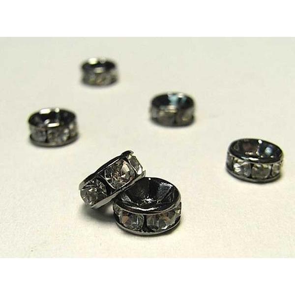 平ロンデル ガンメタ 約7mm 【50個入り】 6000213☆