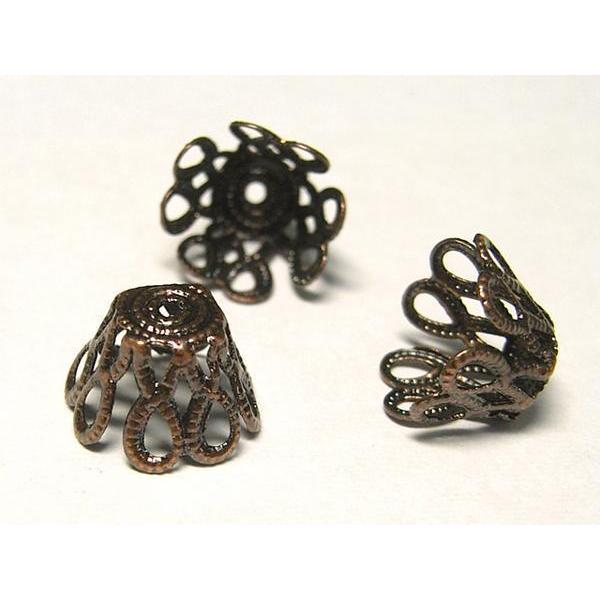 ベルキャップ 銅古美 約10mm 約50個セット 6000483☆