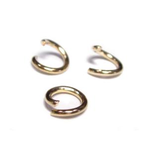 丸カン ピンクゴールド 約6mm (約100個セット)