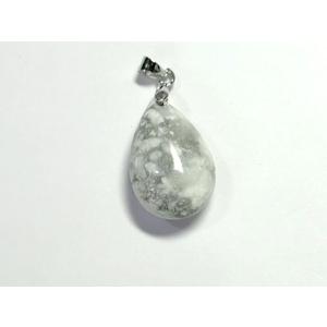 ハウライト しずく型 ペンダントトップ 天然石 6001967