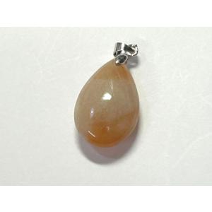 カーネリアン しずく型 ペンダントトップ 天然石 6001969