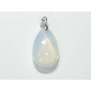 シンセティックオパール しずく型 ペンダントトップ 天然石 6001970