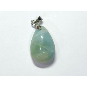 アマゾナイト しずく型 ペンダントトップ 天然石 6001977