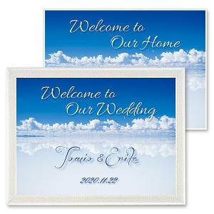 ダブルウエルカムボード スカイハイ 結婚式 披露宴 ウエディング ウエルカムボード