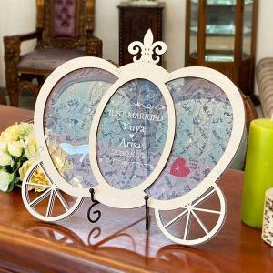 ウェディングドロップス キャリッジ 木製 チップ