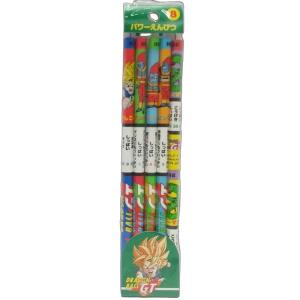 ドラゴンボールGT パワーえんぴつ 5 (HB鉛筆4本＆キャップ3個セット