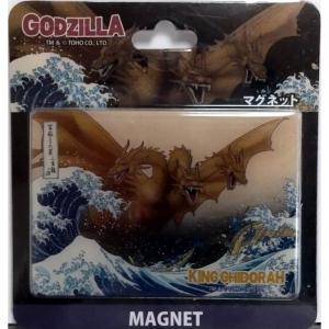 ゴジラ浮世絵 ジャンボマグネット 富嶽三十六景大怪獣ノ図 雑貨 日用品