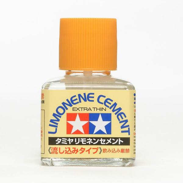 タミヤ プラセメント リモネン 流し込みタイプ オレンジビン 87134  プラモデル接着剤 TAM...