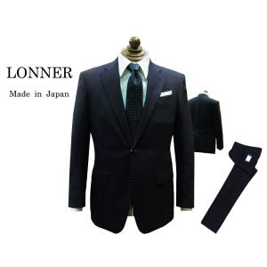 LONNER × MIYUKIKEORI 日本製 国内縫製 トラディショナル サマースーツ ネイビー オルターネイトストライプ ”日本を代表するスーツメーカーが本気で｜b-station