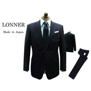 LONNER × MIYUKIKEORI 日本製 国内縫製 トラディショナル サマースーツ ネイビー オルターネイトストライプ ”日本を代表するスーツメーカーが本気で