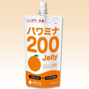 高カロリーゼリー　バランス　パワミナ200ゼリー オレンジ風味 120ｇ×24本｜b-style-msc