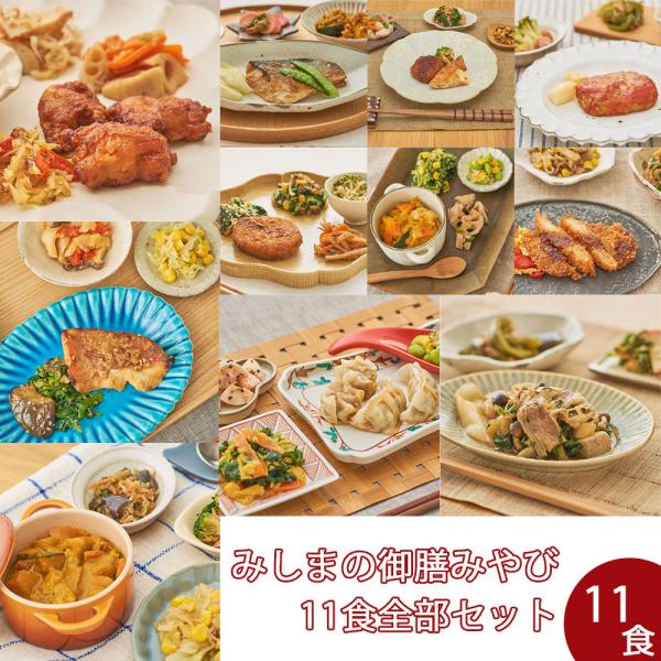 【冷凍】みしまの御膳みやび全部セット（11食）【低カロリー】【減塩】