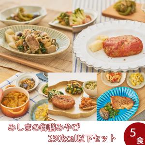 【冷凍】みしまの御膳みやび250kcal以下セット（5食）【低カロリー】【減塩】｜b-style-msc