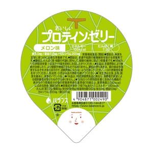 介護食 おいしいプロテインゼリー メロン味 高た...の商品画像