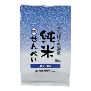 低たんぱくお菓子　木徳神糧　純米せんべい 青のり味 65ｇ