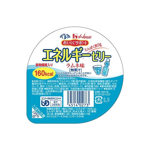 エネルギーゼリー ラムネ味 98ｇ 低たんぱく 腎臓病食 高カロリーゼリー ハウスギャバン