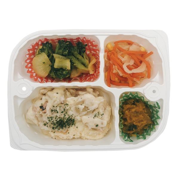 【冷凍】冷凍弁当 低たんぱく 腎臓病食 おかず みしまの御膳ほのか 鮭グラタン 220g 管理栄養士...