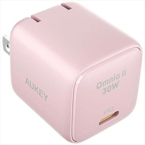 AUKEY オーキー ACアダプター Type?C 30W PD対応 ピンク PA?B1L?PK 1...