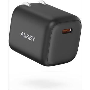 AUKEY オーキー 充電器 Omnia Mini 20W PA?B1S ブラック 急速充電 高速充電 iPhone Android USB?C タイプC PD 折りたたみ式プラグ スマホ iPhone12｜b-surprisep