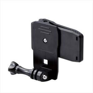 エレコム アクションカメラ 用 クリップホルダー アクションカメラ用アクセサリ GoPro HERO 10 9 8 7 6 5 MAX 対応 ブラック AC-MBCP02BK｜b-surprisep