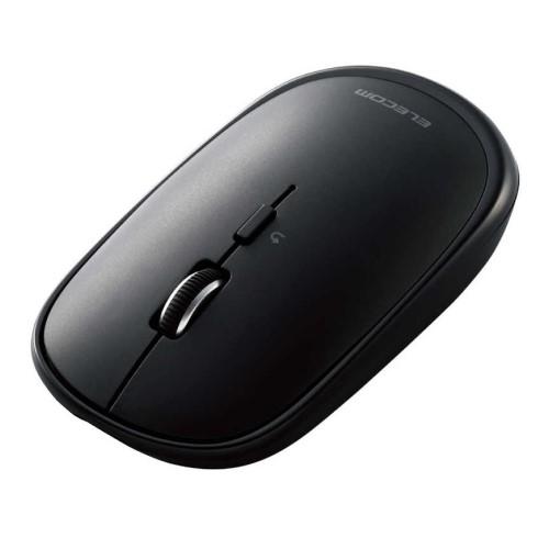 エレコム マウス/Bluetooth/4ボタン/薄型/充電式/3台同時接続/ブラック M-TM15B...