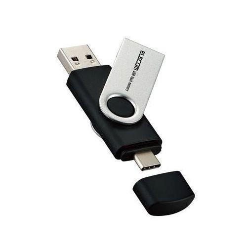 USBメモリ 64GB USB3.2(Gen1) ( Type-C / USB A 両対応 ) ブラ...