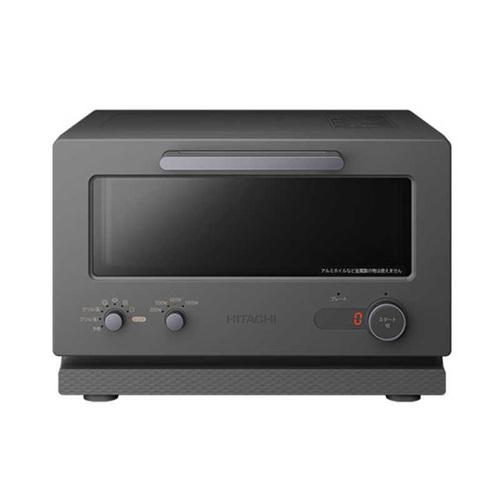 トースターレンジ 2in1 フラット庫内 15L チャコールグレー 日立 MRT-F100-H