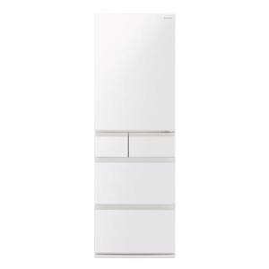 5ドア冷蔵庫 冷凍室が真ん中 EXタイプ ハーモニーホワイト 右開き 内容量：406リットル パナソニック NR-E41EX1-W