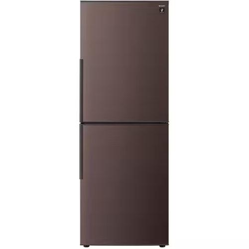 シャープ 冷蔵庫 280L 2ドア 右開き SJ-PD28R-T アコールブラウン プラズマクラスタ...