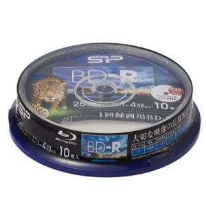 シリコンパワージャパン SPBDRV25PWB10S BD-R 10枚パック