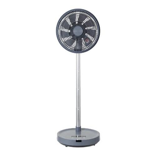 扇風機 DCモーター リビング リモコン有り 24cm GY シィーネット C:NET CFDC24...