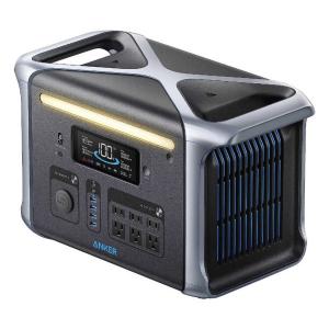 757 Portable Power Station Black ブラック 13出力 AC充電・ソーラー(別売) USB Power Delivery対応 アンカー A1770513｜b-surprisep