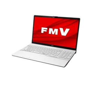 コンビニ受取可 15.6型ノートパソコン FMV LIFEBOOK AH450/G（Ryzen 5/ 8GB/ 256GB SSD/ DVDドライブ/ Officeあり） プレミアムホワイト 富士通 FMVA450GW Windowsノートの商品画像