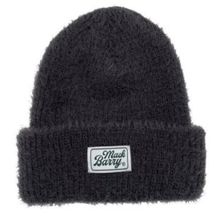 MACK BARRY マクバリー 【BEANIE(ビーニー)】 CLASSIC LABEL SOFT CANDY BEANIE チャコール MCBRY70375｜b-surprisep