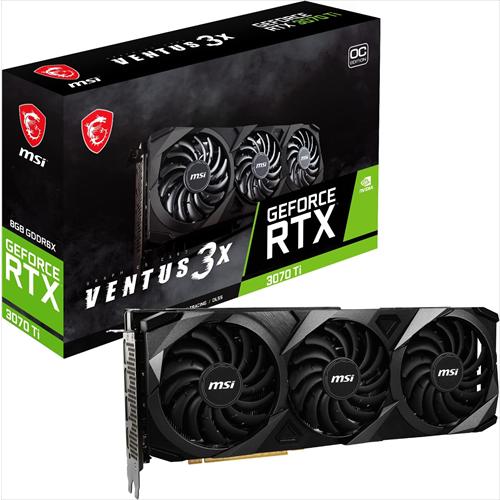 MSI GeForce RTX 3070 Ti VENTUS 3X 8G OC ゲーミング グラフィ...